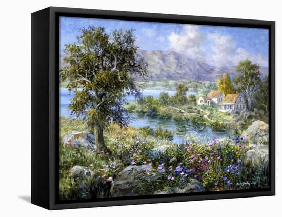 Enchanted Cottage-Nicky Boehme-Framed Stretched Canvas