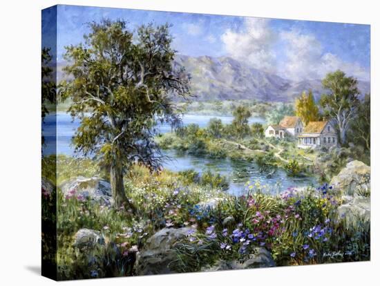 Enchanted Cottage-Nicky Boehme-Stretched Canvas