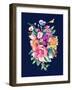 Enchanted Flowers-Jin Jing-Framed Art Print