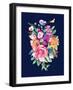 Enchanted Flowers-Jin Jing-Framed Art Print