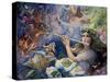 Enchanted Flute-Josephine Wall-Stretched Canvas