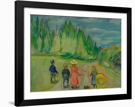 Enchanted Forest, 1907-Edvard Munch-Framed Giclee Print