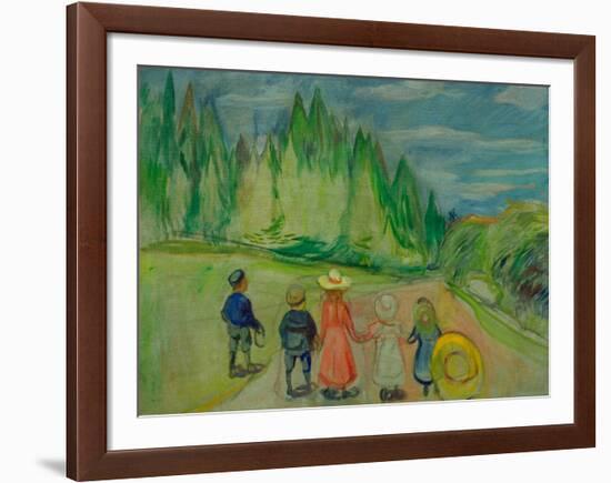 Enchanted Forest, 1907-Edvard Munch-Framed Giclee Print