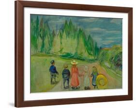 Enchanted Forest, 1907-Edvard Munch-Framed Giclee Print