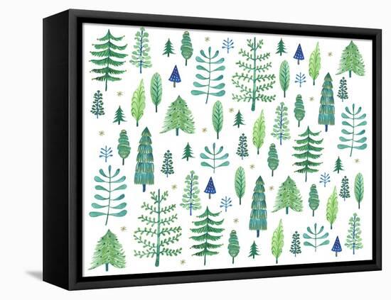 Enchanted Forest-Elizabeth Rider-Framed Stretched Canvas