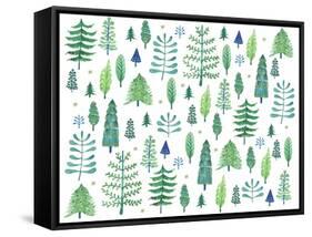 Enchanted Forest-Elizabeth Rider-Framed Stretched Canvas