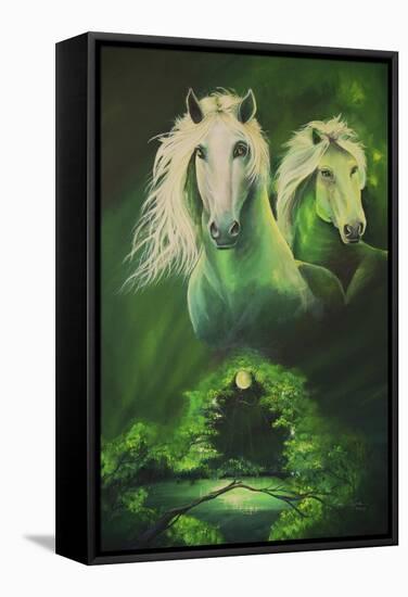 Enchanted Forest-Sue Clyne-Framed Stretched Canvas