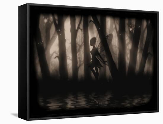 Enchanted Glimpse-Julie Fain-Framed Stretched Canvas