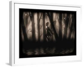 Enchanted Glimpse-Julie Fain-Framed Art Print