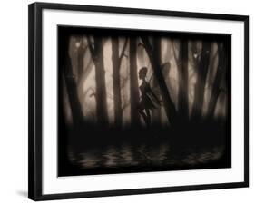 Enchanted Glimpse-Julie Fain-Framed Art Print