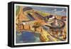 Enchanted Island Playground, Chicago World's Fair-null-Framed Stretched Canvas