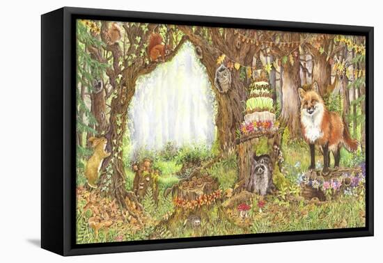 Enchanted Woodland-Wendy Edelson-Framed Stretched Canvas