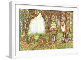 Enchanted Woodland-Wendy Edelson-Framed Giclee Print