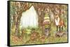 Enchanted Woodland-Wendy Edelson-Framed Stretched Canvas