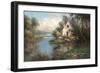 Enchanting Chateau-Hilger-Framed Art Print