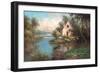 Enchanting Chateau-Hilger-Framed Art Print