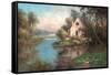 Enchanting Chateau-Hilger-Framed Stretched Canvas