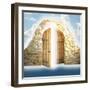 Enchanting Door-luv4art-Framed Art Print