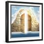 Enchanting Door-luv4art-Framed Art Print