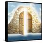 Enchanting Door-luv4art-Framed Stretched Canvas