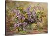 Enchanting Junetide Wisteria-Albert Williams-Stretched Canvas