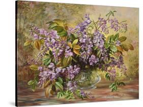 Enchanting Junetide Wisteria-Albert Williams-Stretched Canvas