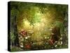 Enchanting Lush ,Fairy Tale Woodland-ratpack223-Stretched Canvas