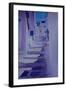 Enchanting Mykonos Greece View with Stairs-Markus Bleichner-Framed Art Print