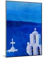 Enchanting Santorini Greece View from Oia-Markus Bleichner-Mounted Art Print