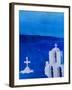 Enchanting Santorini Greece View from Oia-Markus Bleichner-Framed Art Print