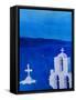 Enchanting Santorini Greece View from Oia-Markus Bleichner-Framed Stretched Canvas