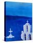 Enchanting Santorini Greece View from Oia-Markus Bleichner-Stretched Canvas