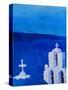 Enchanting Santorini Greece View from Oia-Markus Bleichner-Stretched Canvas