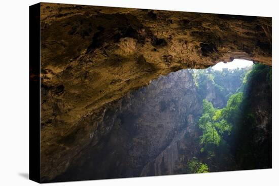 Enchanting Tropical Mountain Cave, Sam Roi Yot, Thailand-smithore-Stretched Canvas