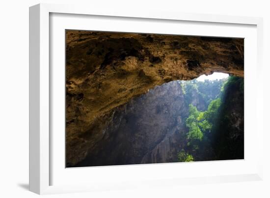 Enchanting Tropical Mountain Cave, Sam Roi Yot, Thailand-smithore-Framed Photographic Print