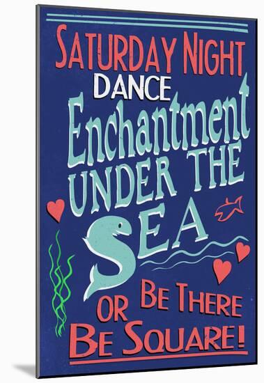 Enchantment Under The Sea Dance Movie Poster-null-Mounted Poster