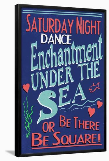 Enchantment Under The Sea Dance Movie Poster-null-Framed Poster