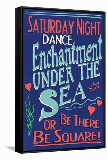 Enchantment Under The Sea Dance Movie Poster-null-Framed Stretched Canvas