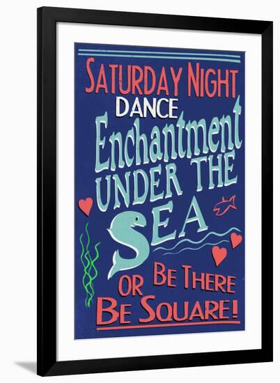 Enchantment Under The Sea Dance Movie-null-Framed Art Print