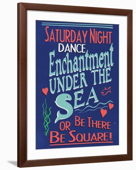 Enchantment Under The Sea Dance-null-Framed Art Print