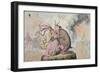 Enchantments Lately Seen Upon the Mountain of Wales-James Gillray-Framed Giclee Print