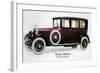 Enclosed Drive Rolls-Royce Limousine with Partition Behind the Driver, C1910-1929-null-Framed Giclee Print