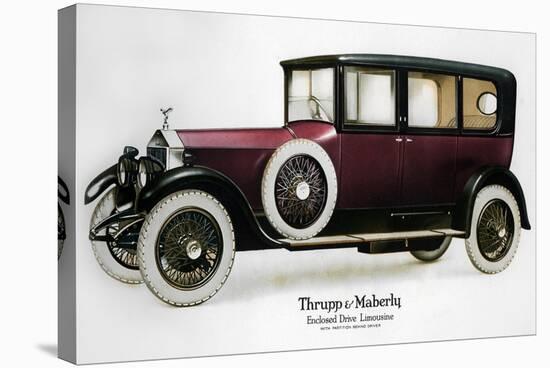 Enclosed Drive Rolls-Royce Limousine with Partition Behind the Driver, C1910-1929-null-Stretched Canvas