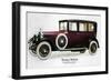 Enclosed Drive Rolls-Royce Limousine with Partition Behind the Driver, C1910-1929-null-Framed Giclee Print