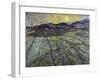 Enclosed Field with Rising Sun, 1889-Vincent van Gogh-Framed Giclee Print