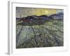 Enclosed Field with Rising Sun Saint-Remy-Vincent van Gogh-Framed Giclee Print