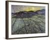 Enclosed Field with Rising Sun Saint-Remy-Vincent van Gogh-Framed Giclee Print