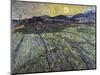 Enclosed Field with Rising Sun Saint-Remy-Vincent van Gogh-Mounted Giclee Print