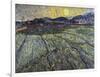 Enclosed Field with Rising Sun Saint-Remy-Vincent van Gogh-Framed Giclee Print