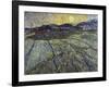 Enclosed Field with Rising Sun Saint-Remy-Vincent van Gogh-Framed Giclee Print